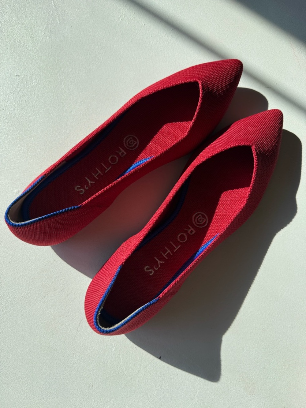 Rothy’s The Point Flat – Chili Red – Size 8